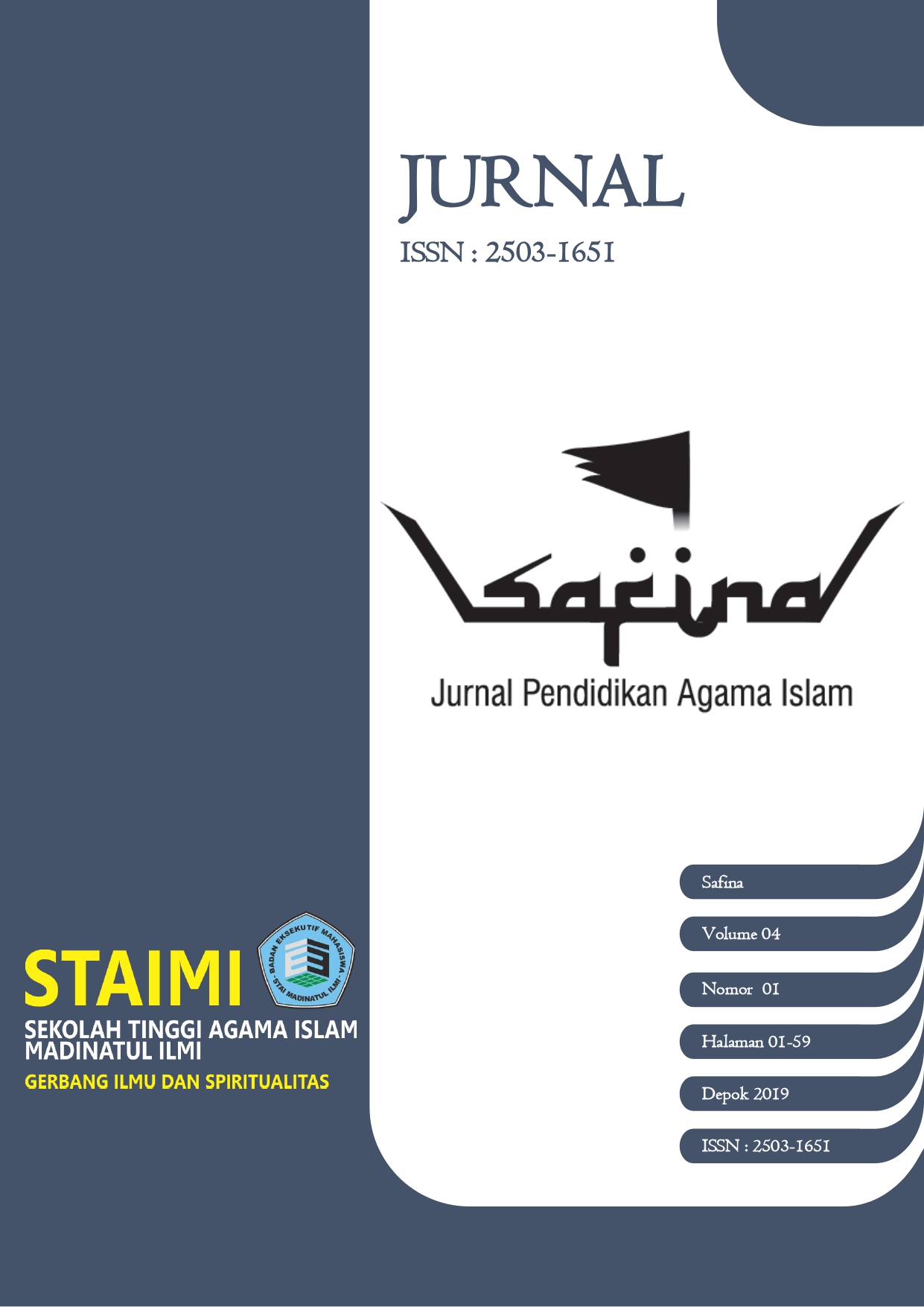 					View Vol. 8 No. 2 (2023): SAFINA: Jurnal Pendidikan Agama Islam
				